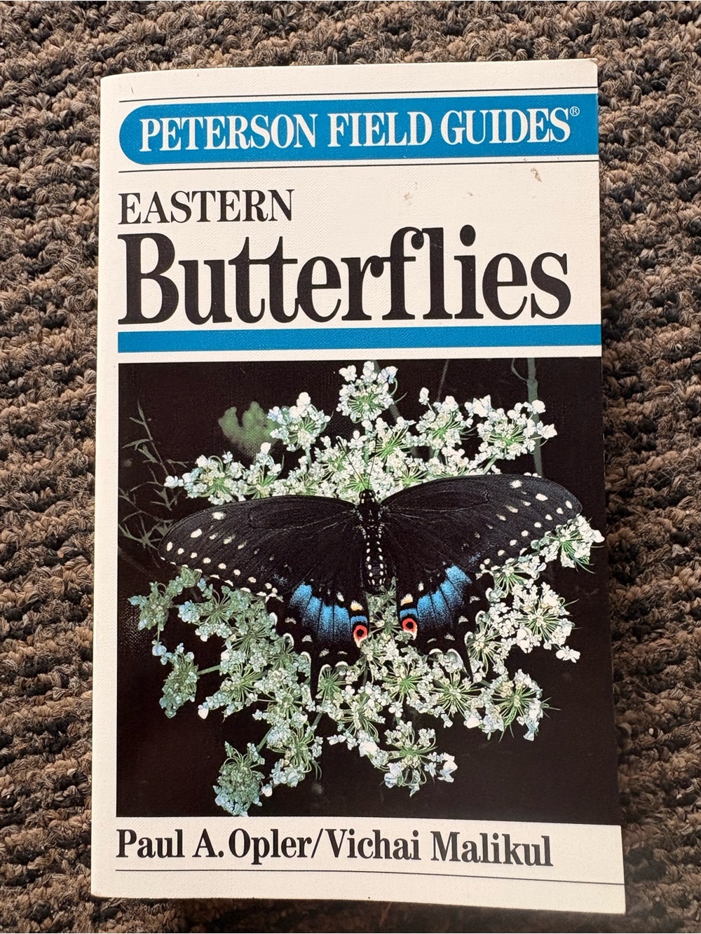 Vintage Peterson Field Guides Eastern Butterflies - Black/Blue Cover